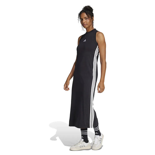 adidas Essentials 3 Stripes Racerback sleeveless long dress
