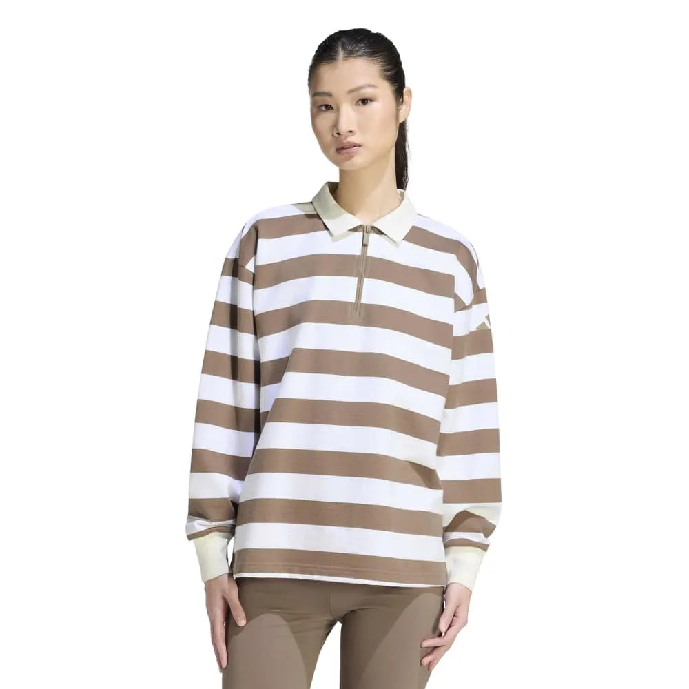 adidas Essentials Contemporary French Terry long sleeve polo