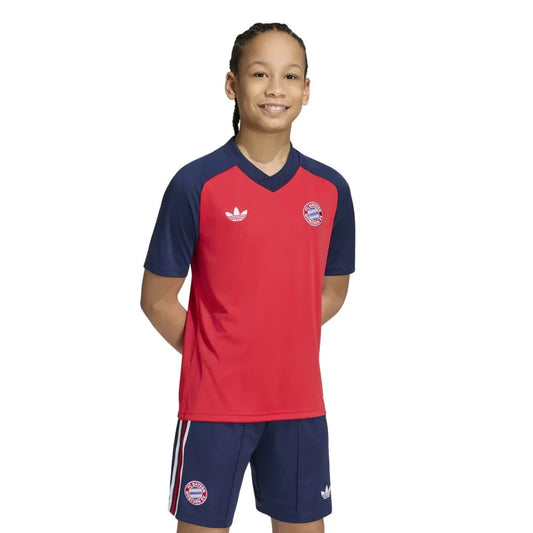 adidas FC Bayern Munich 26/27 Away Jersey presentation junior short sleeve T-shirt