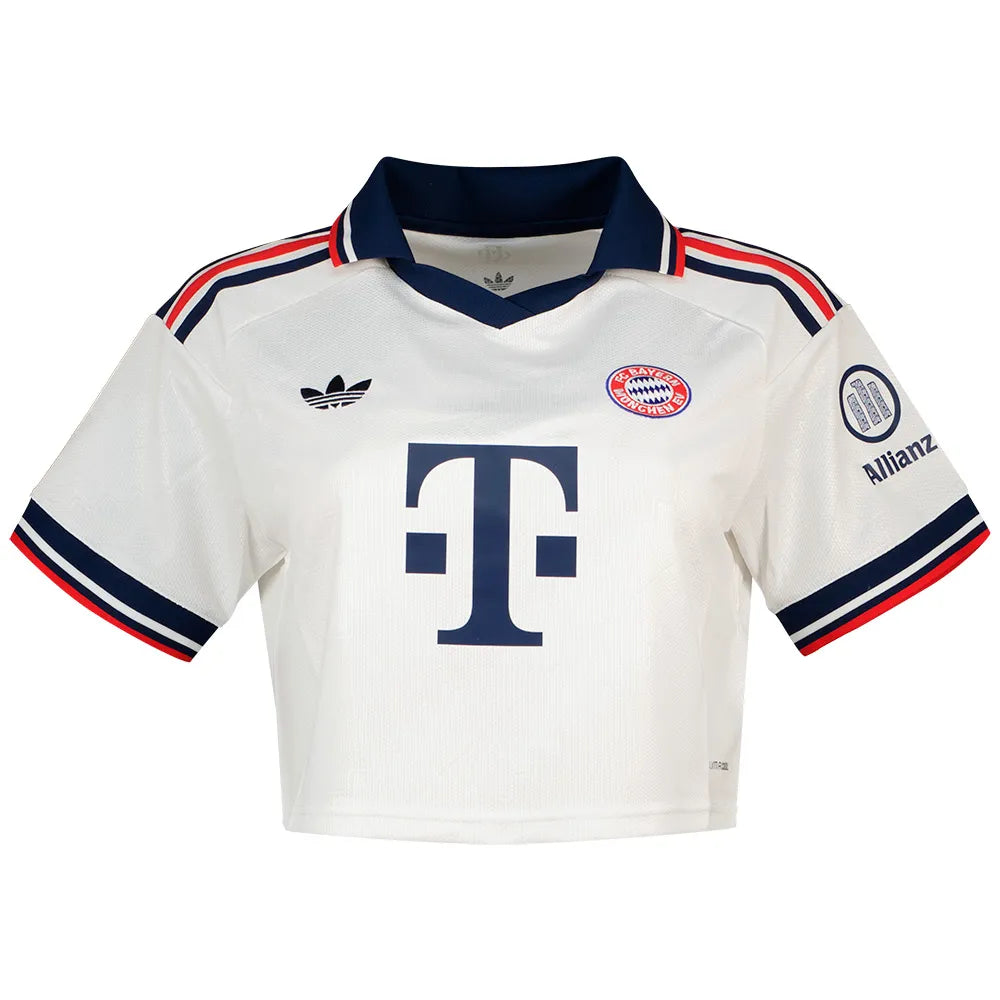 adidas FC Bayern Munich 26/27 Cropped Away Woman Short Sleeve T-Shirt