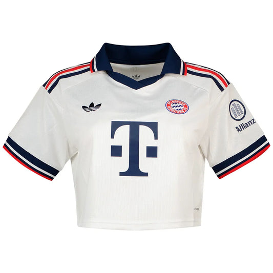 adidas FC Bayern Munich 26/27 Cropped Away Woman Short Sleeve T-Shirt