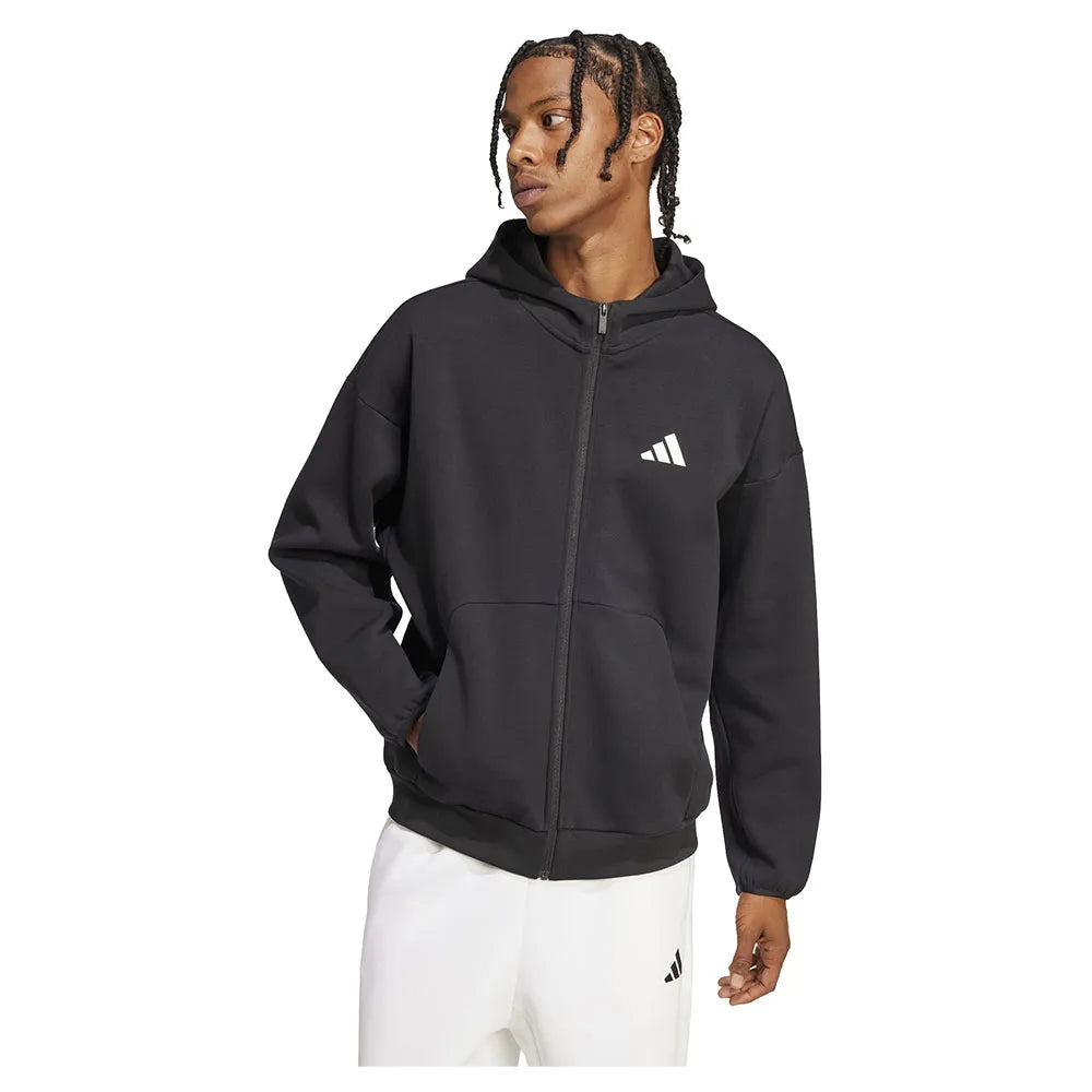 adidas Future Icons Small Logo full zip sweatshirt
