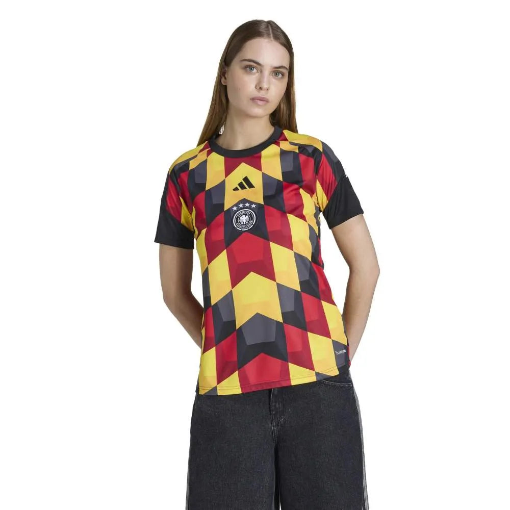 adidas Germany 26/27 Home pre match Woman Short Sleeve T-Shirt