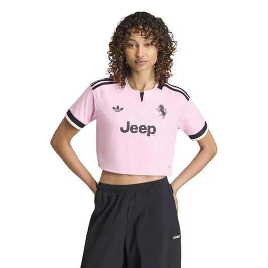 adidas Juventus 26/27 Cropped Away Woman Short Sleeve T-Shirt