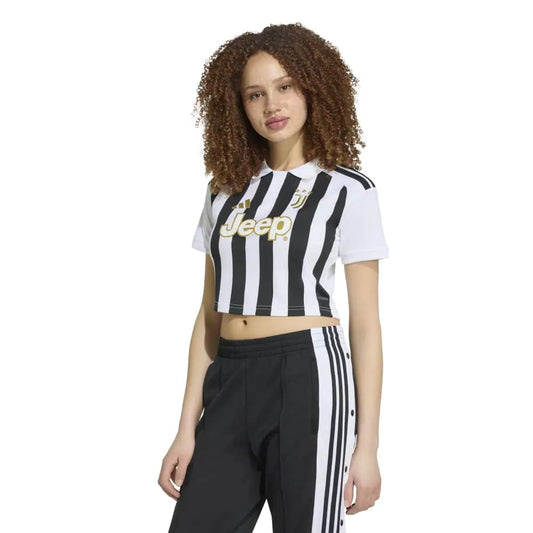 adidas Juventus 26/27 Cropped home Woman Short Sleeve T-Shirt