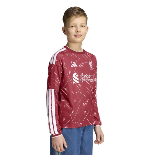 adidas Liverpool FC 26/27 Jersey home junior long sleeve T-shirt