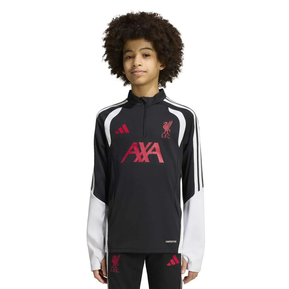 adidas Liverpool FC 26/27 Tiro training junior half zip sweatshirt