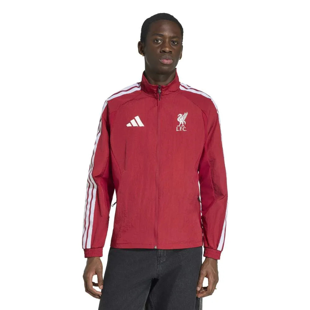 adidas Liverpool FC Home Anthem full zip sweatshirt