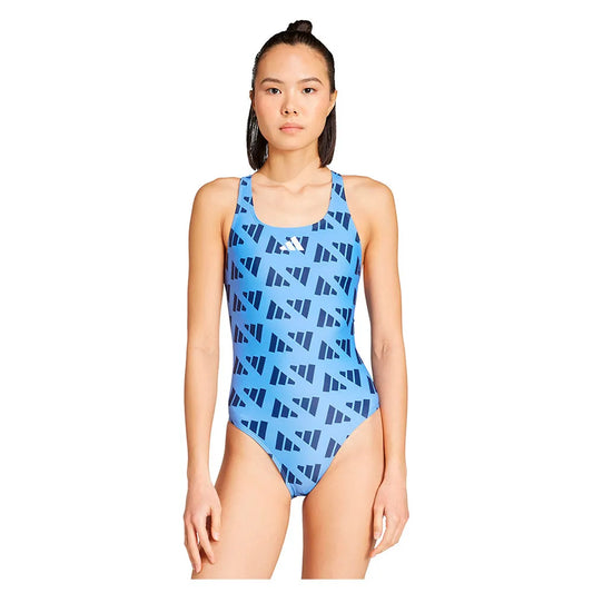 adidas Logo Graphic V-Back swimsuit