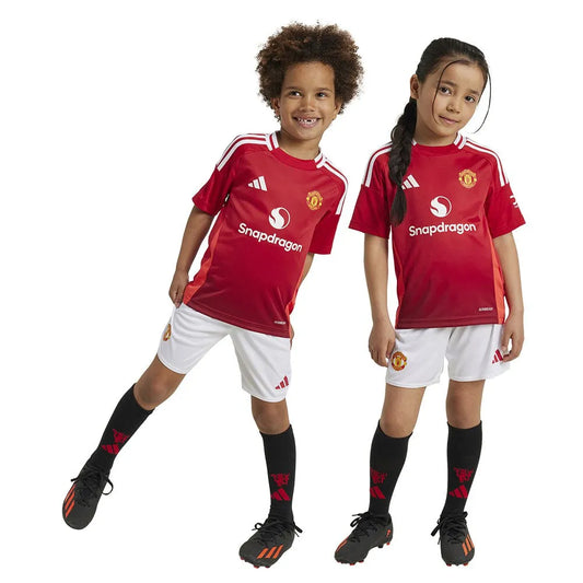 adidas Manchester United 24/25 home short sleeve Junior Set