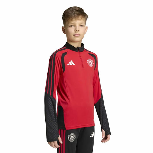 adidas Manchester United 26/27 Tiro training junior half zip sweatshirt