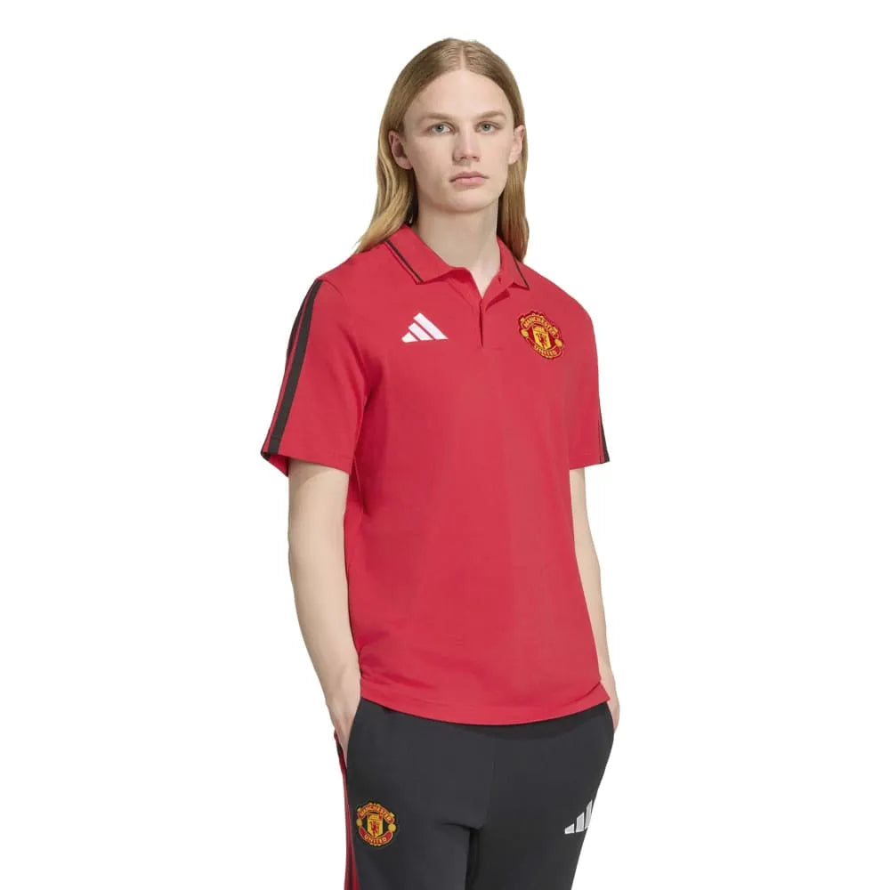 adidas Manchester United DNA short sleeve polo