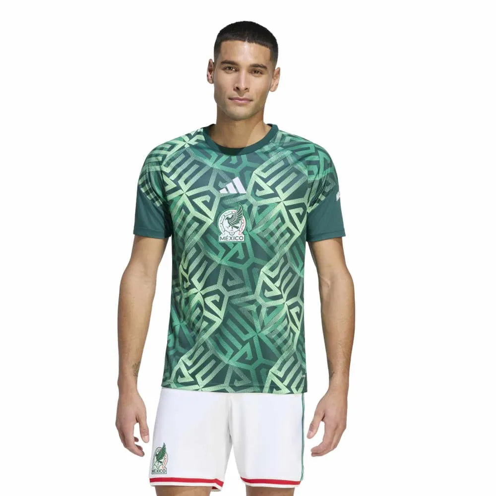 adidas Mexico 26/27 Home pre match short sleeve T-shirt