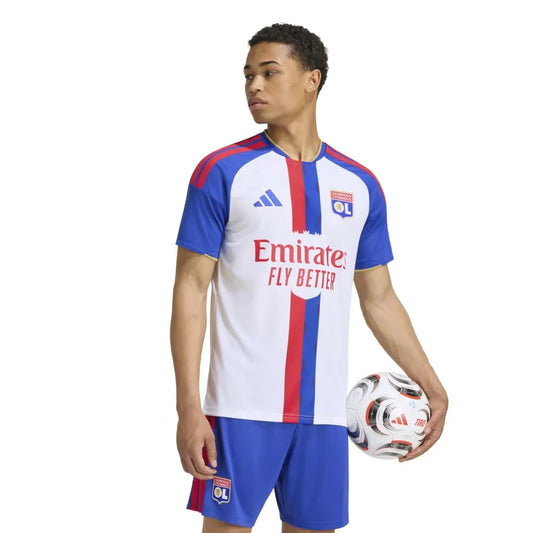 adidas Olympique De Lyon 26/27 home short sleeve T-shirt