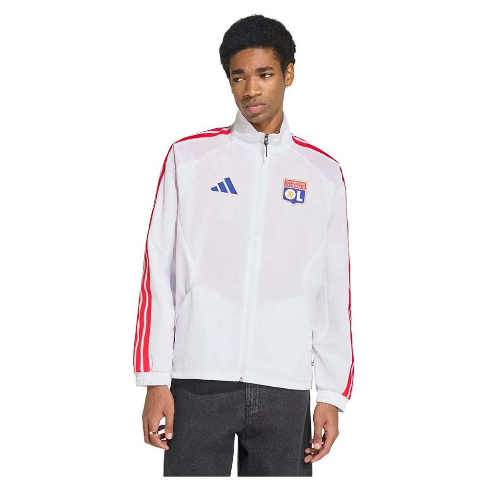 adidas Olympique De Lyon Home Anthem tracksuit jacket