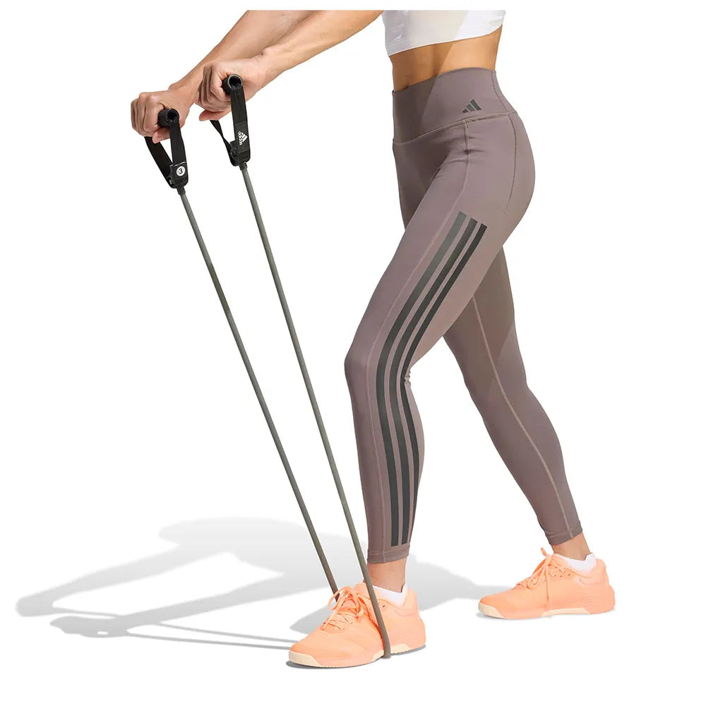 adidas Optime Workout 3 Stripes 7/8 Leggings
