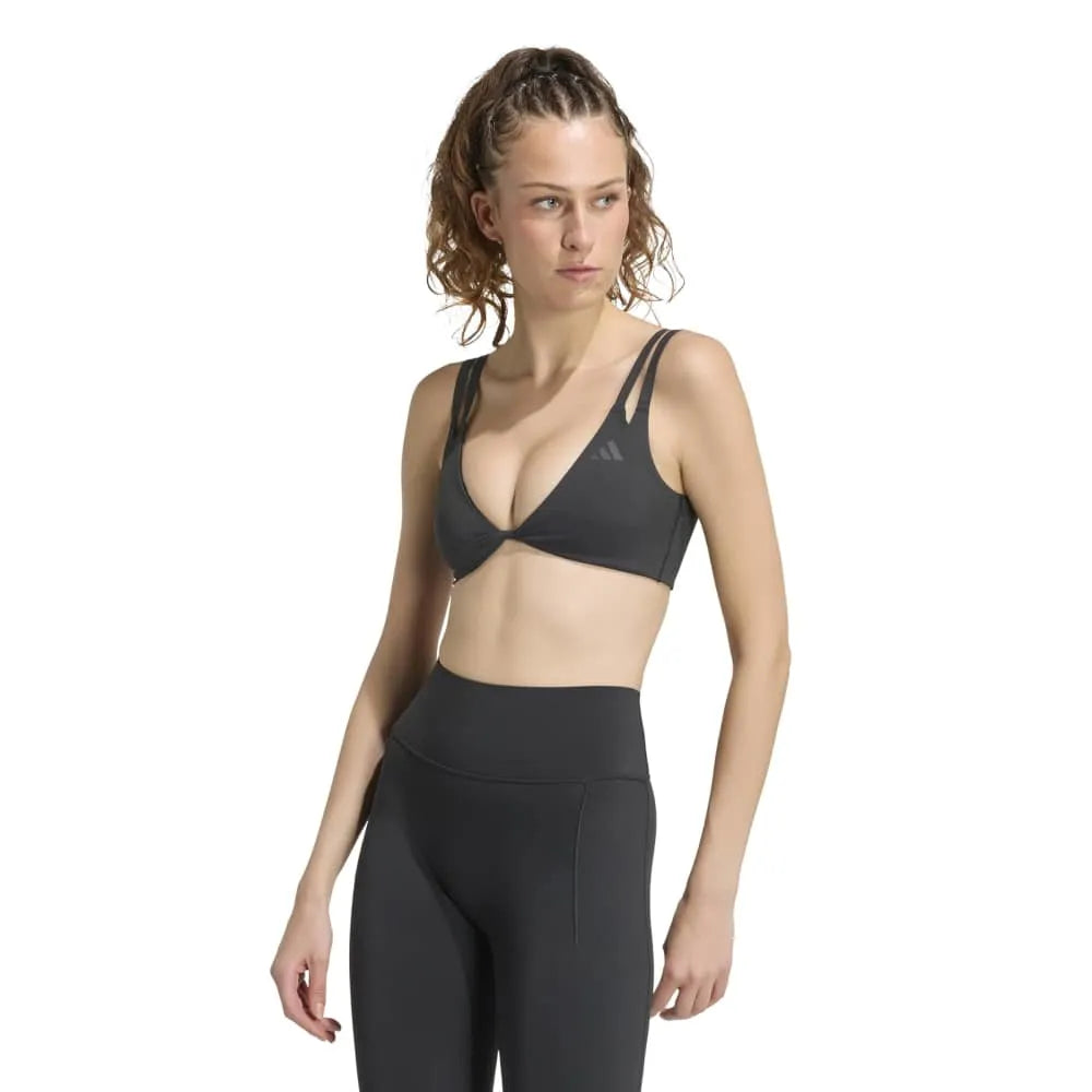 adidas Optime Workout Twist Reversible Low Impact Sports Bra