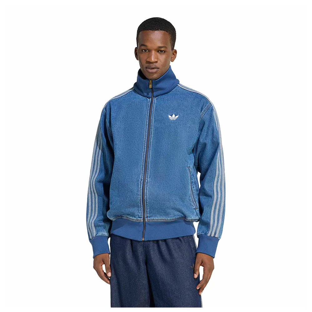 adidas Originals Adicolor Denim Firebird full zip sweatshirt