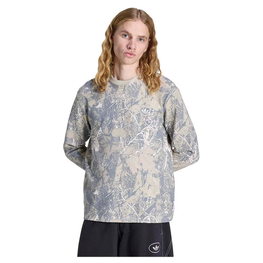 adidas Originals Camo Waffle long sleeve shirt