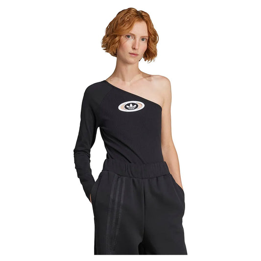 adidas Originals Campus 2000 One-Shoulder long sleeve romper