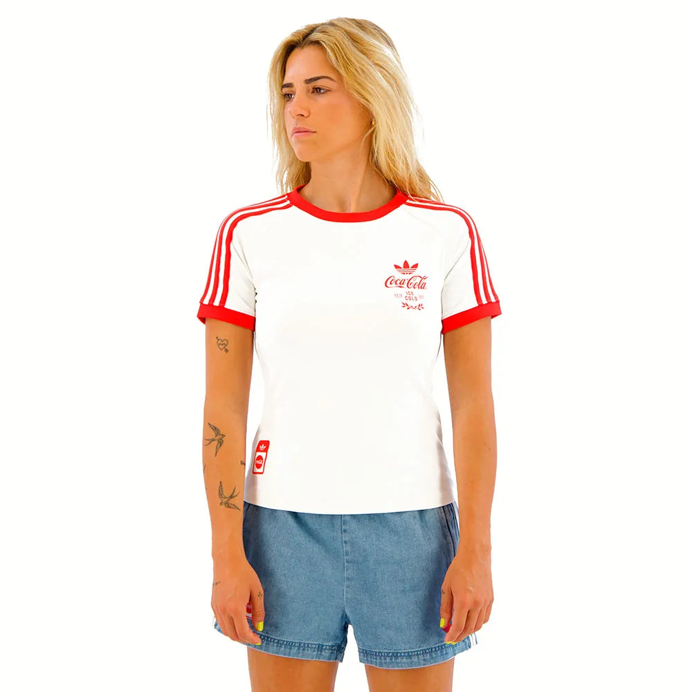 adidas Originals Coca-Cola 3 Stripes short sleeve T-shirt