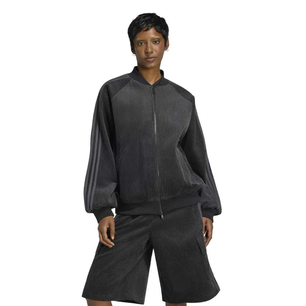 adidas Originals Cropped Jersey full zip sweatshirt