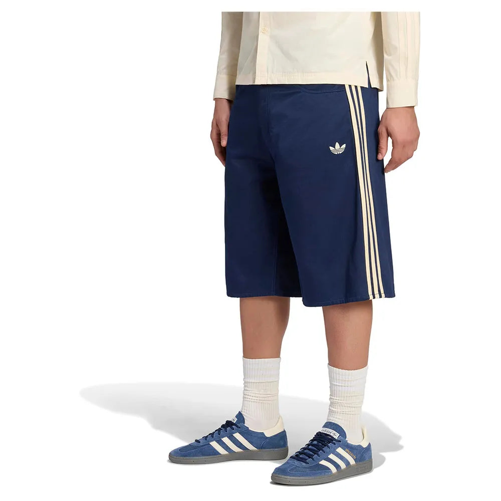 adidas Originals Firebird Twill denim shorts