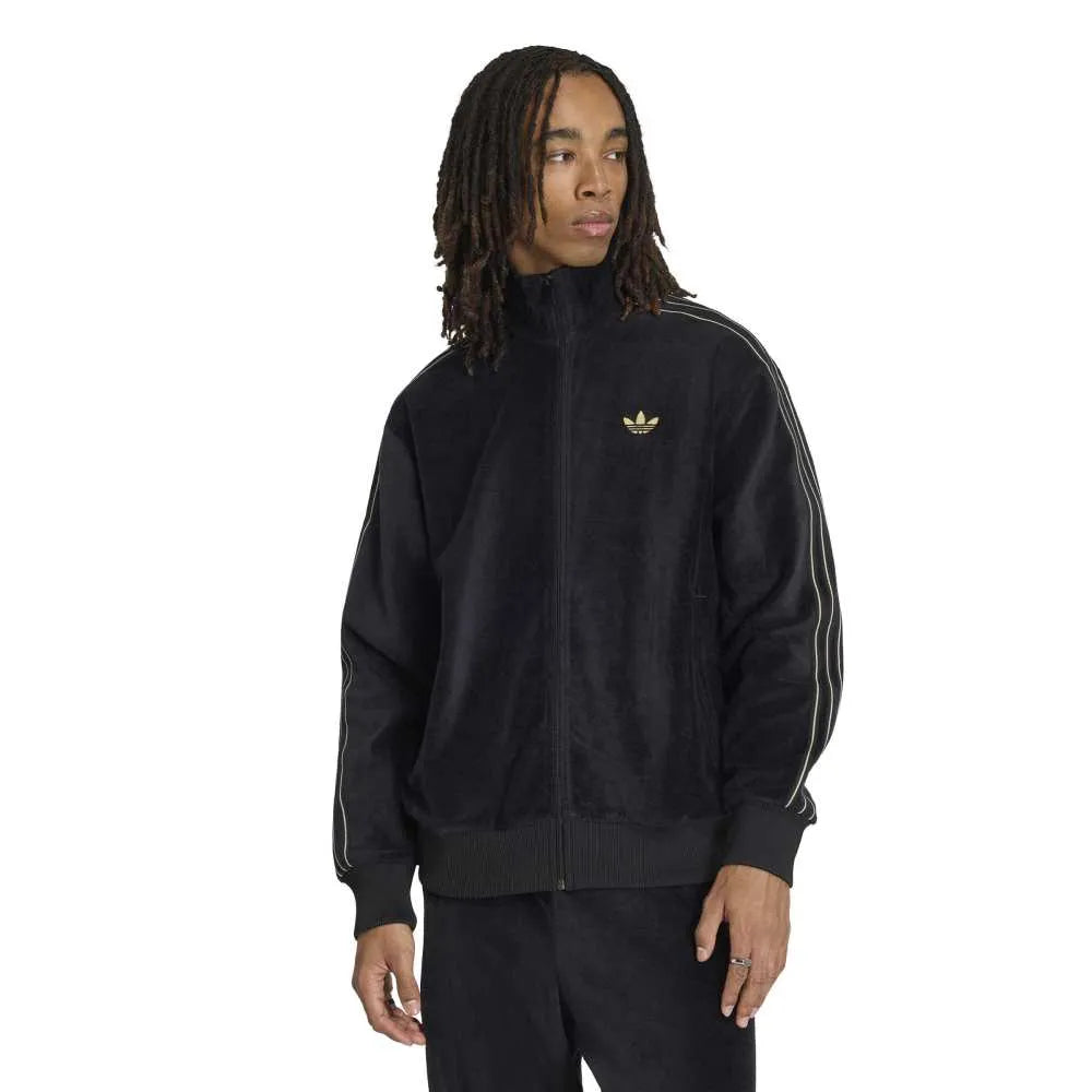 adidas Originals Firebird Velour Track full zip sweatshirt
