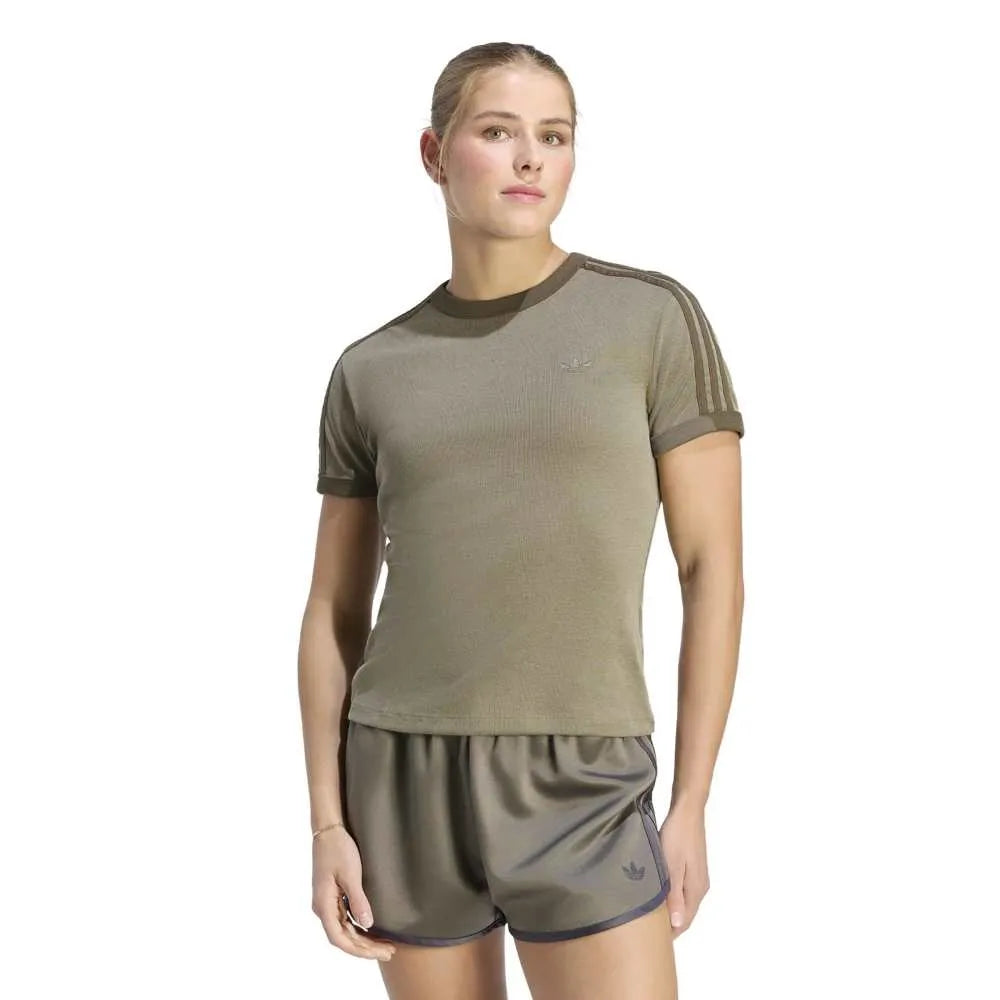 adidas Originals Heather 3 Stripes Cali short sleeve T-shirt