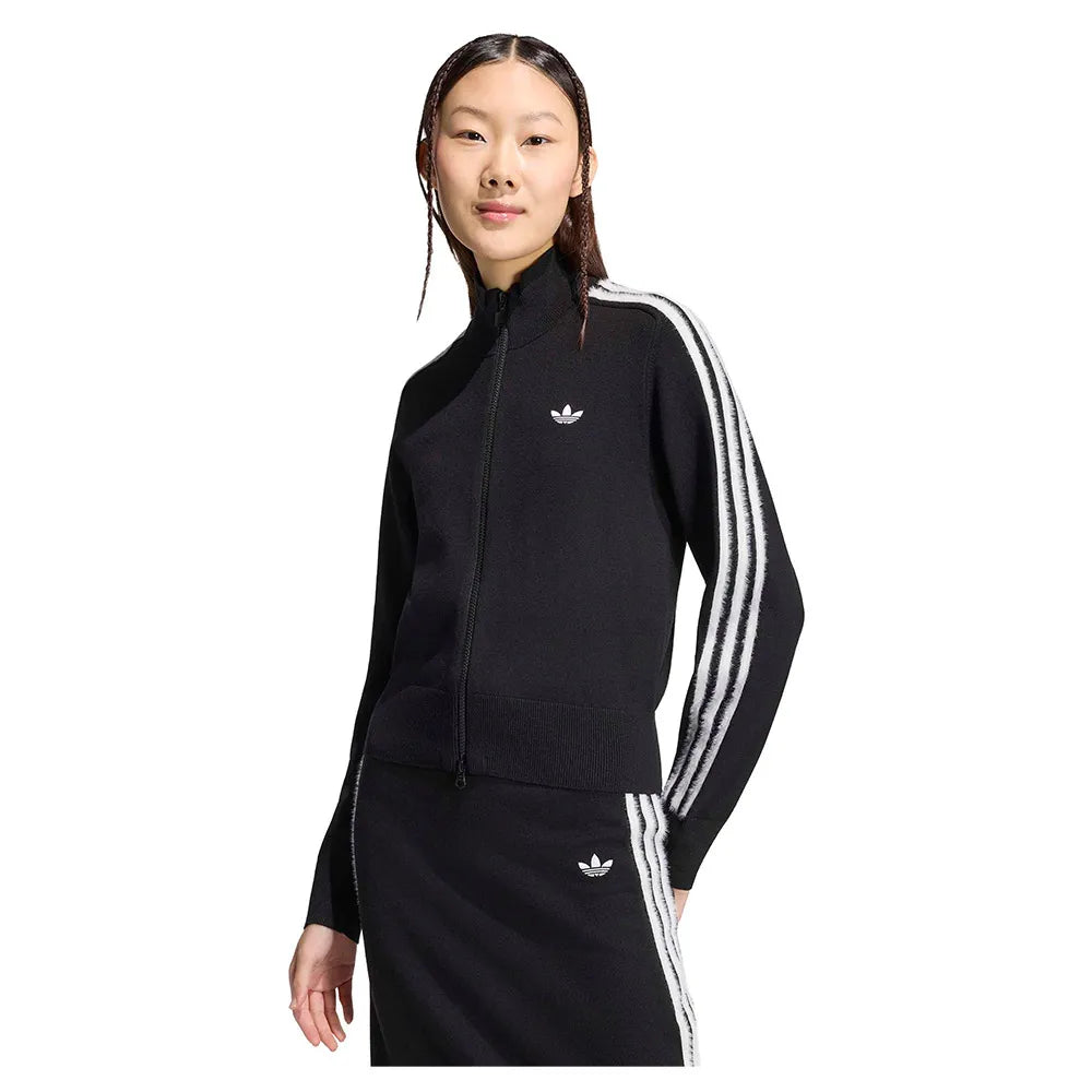 adidas Originals Knitted Firebird full zip sweatshirt