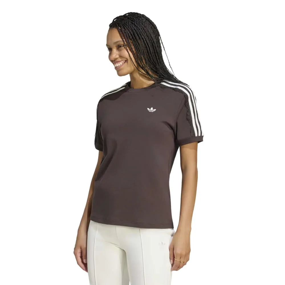 adidas Originals Lace 3 Stripes short sleeve T-shirt