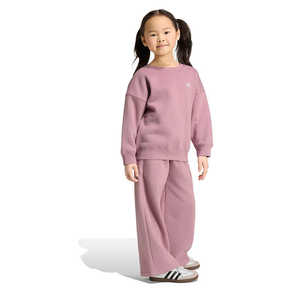adidas Originals Loose Crew Top&Wide Leg Pants set