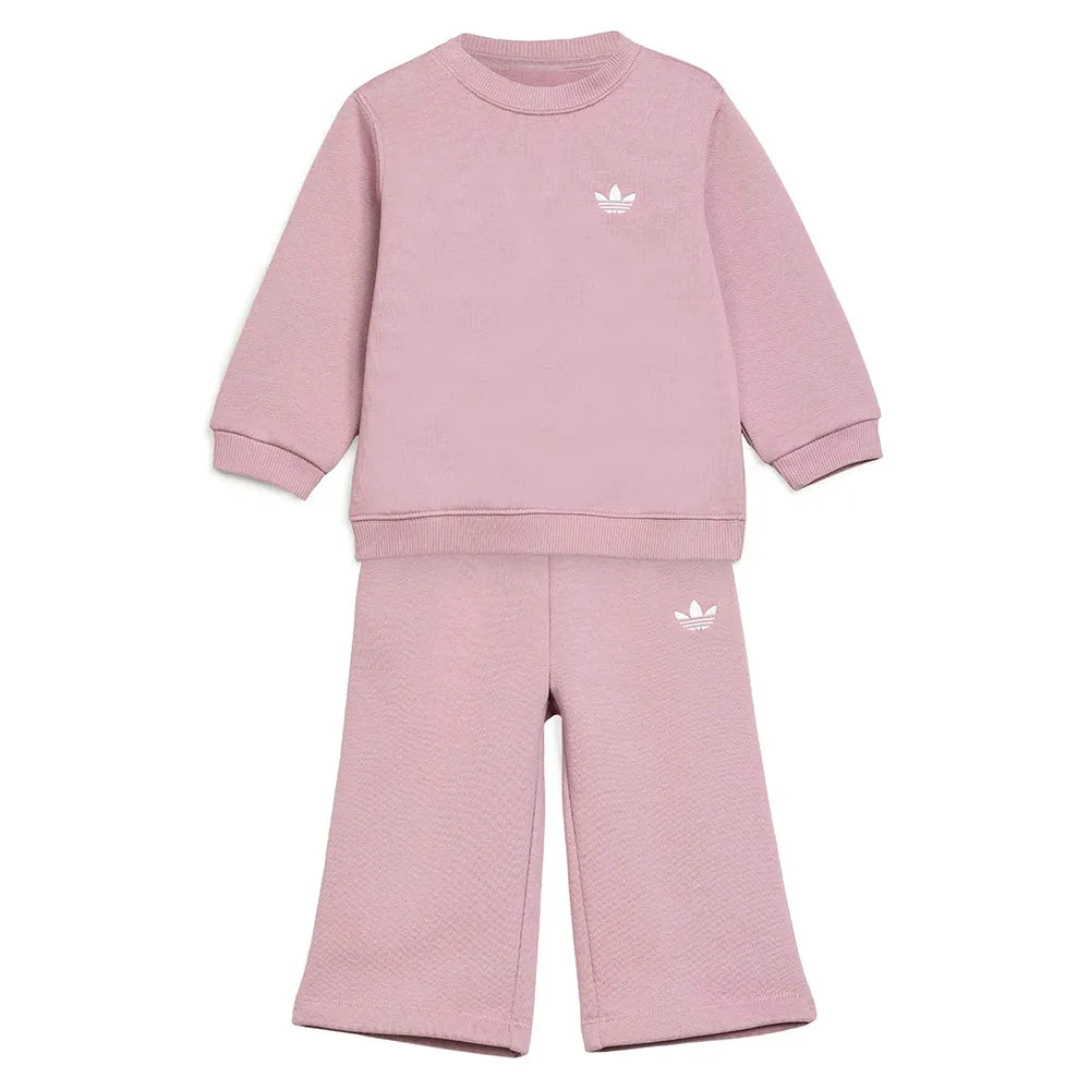 adidas Originals Loose Crew Top Wide Leg Pants set
