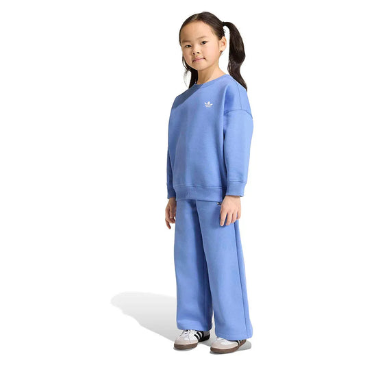adidas Originals Loose Crew Top&Wide Leg Pants set