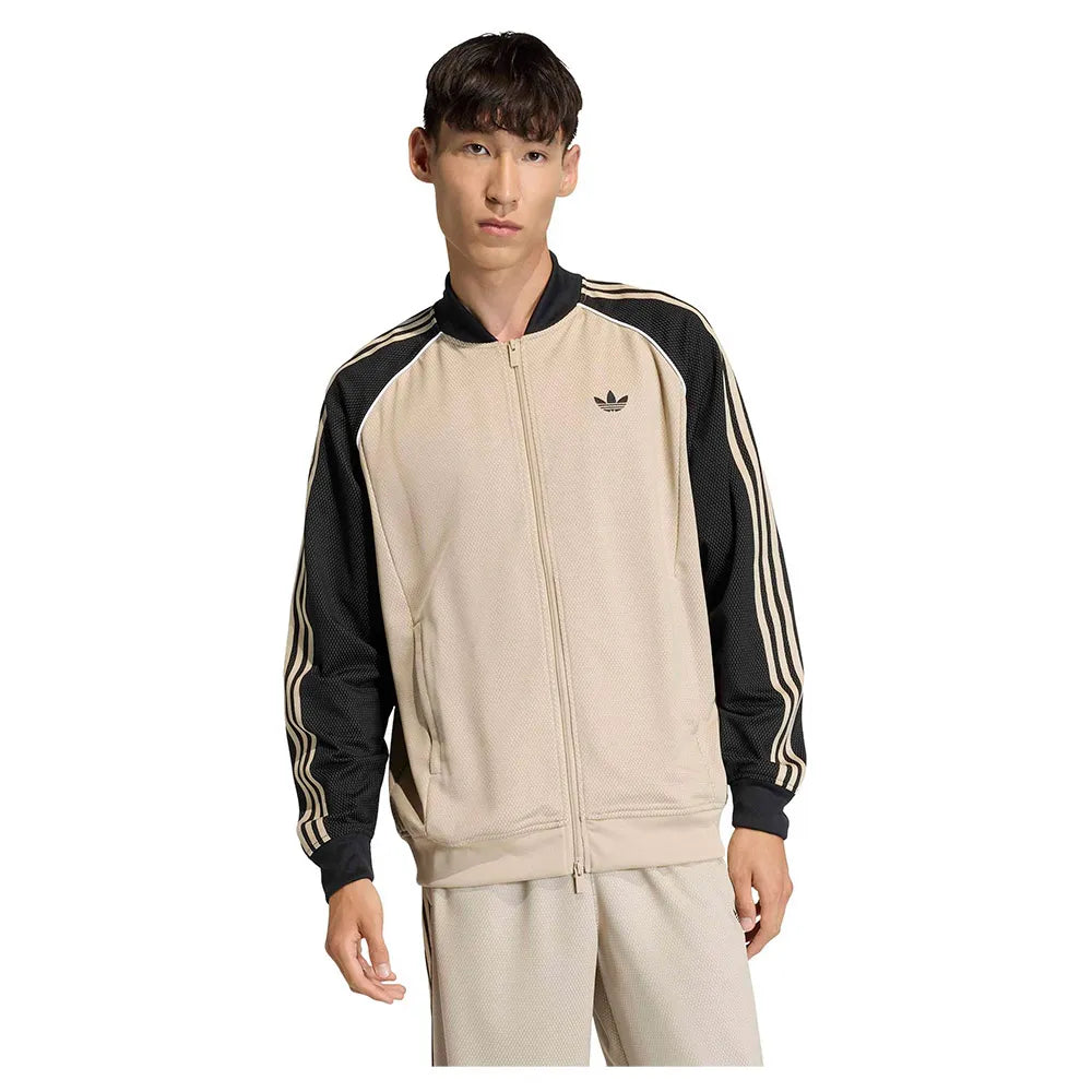 adidas Originals Loose Mesh full zip sweatshirt