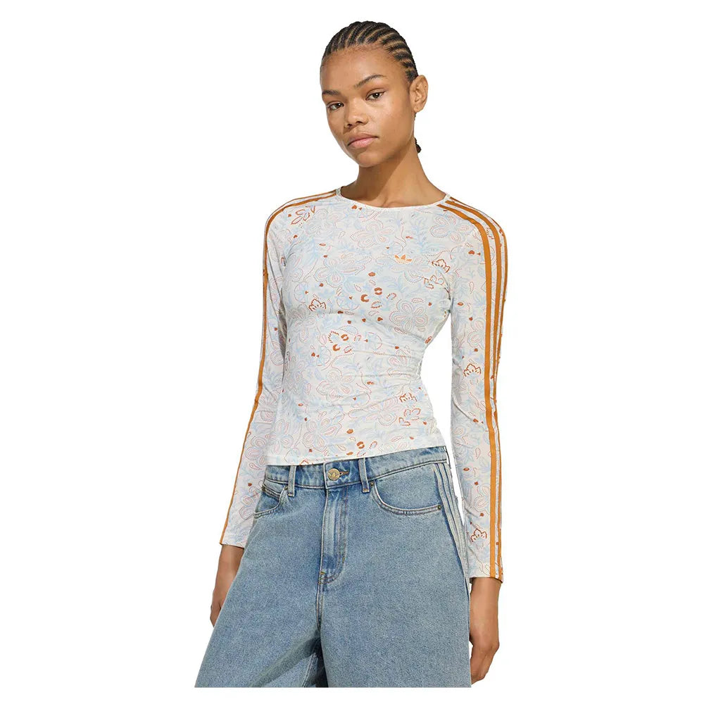adidas Originals Mesh Graphic long sleeve T-shirt