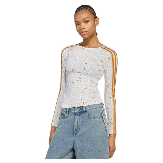 adidas Originals Mesh Graphic long sleeve T-shirt