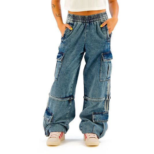 adidas Originals Mid-Rise 2in1 jeans
