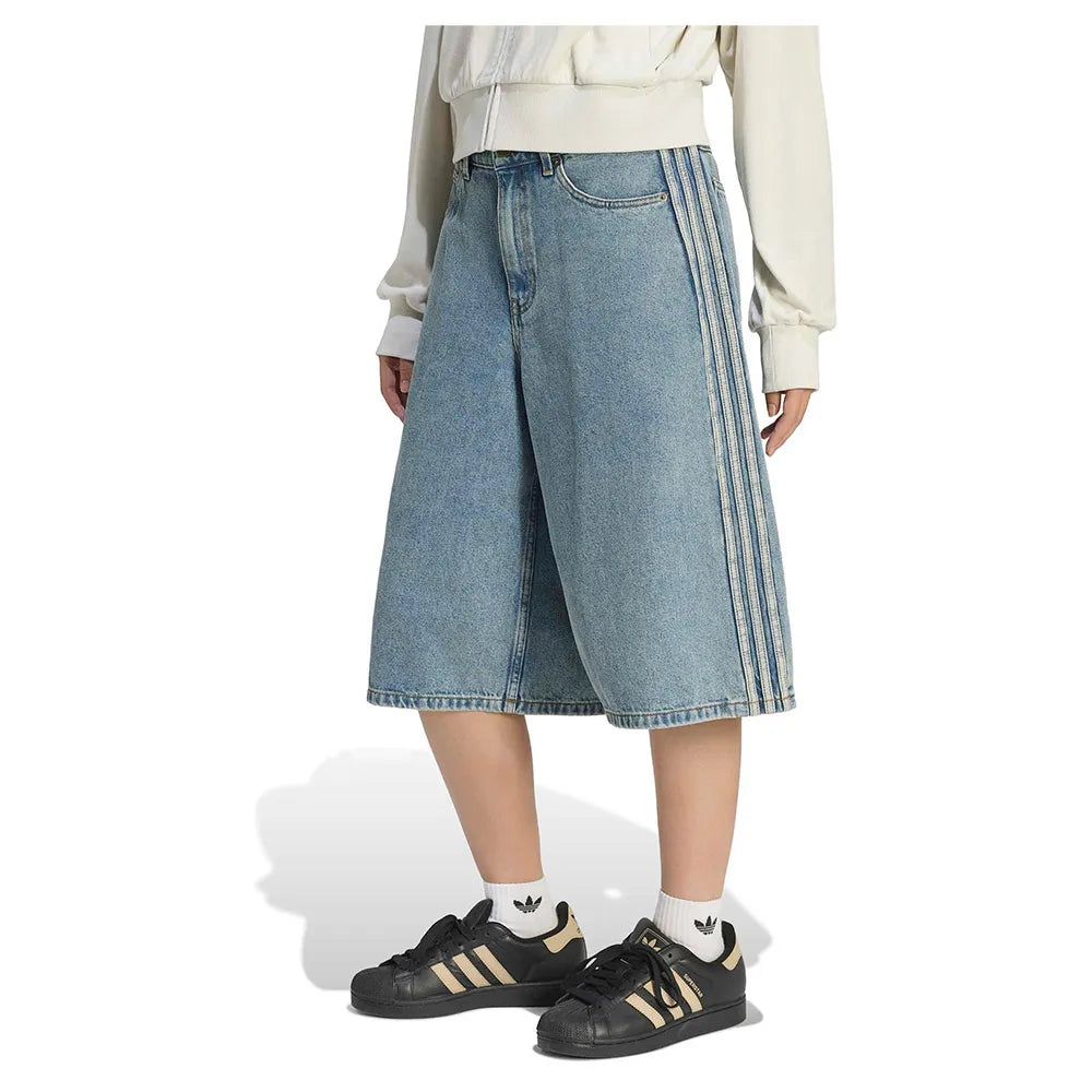 adidas Originals Mid Rise denim shorts