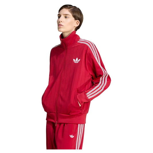 adidas Originals Pinstripe Firebird Loose Track full zip sweatshirt