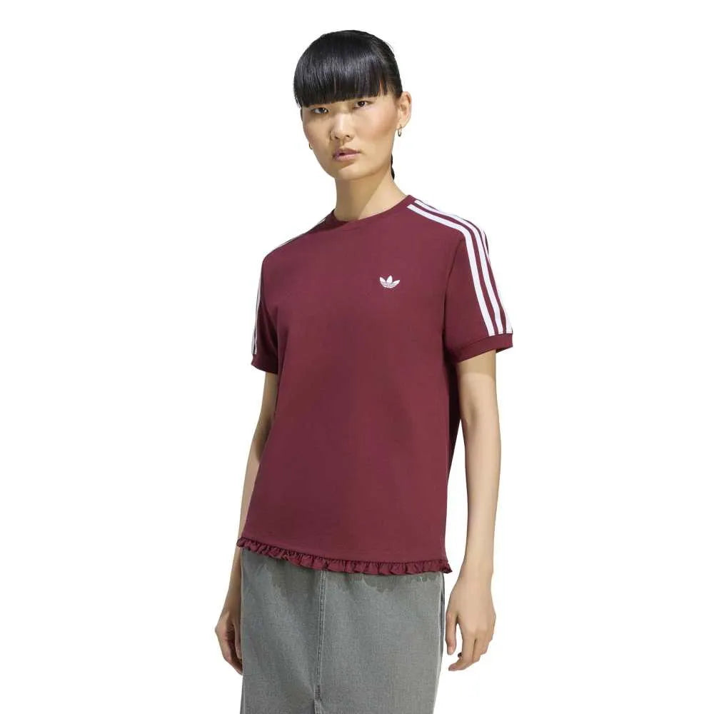 adidas Originals Pleat 3 Stripes short sleeve T-shirt