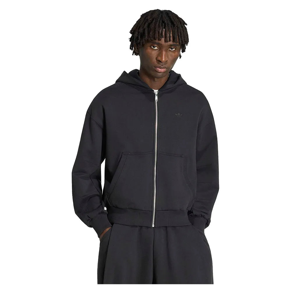 adidas Originals Premium Essentials Cropped full zip sweatshirt