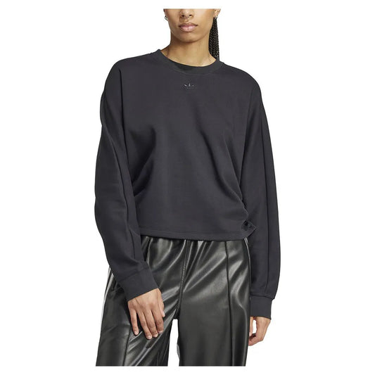 adidas Originals Ruched 3 Stripes Loose sweatshirt