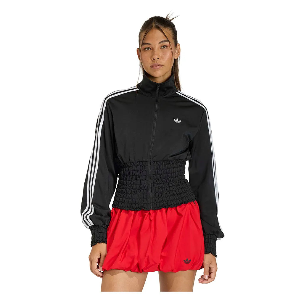 adidas Originals Smocked Firebird full zip sweatshirt
