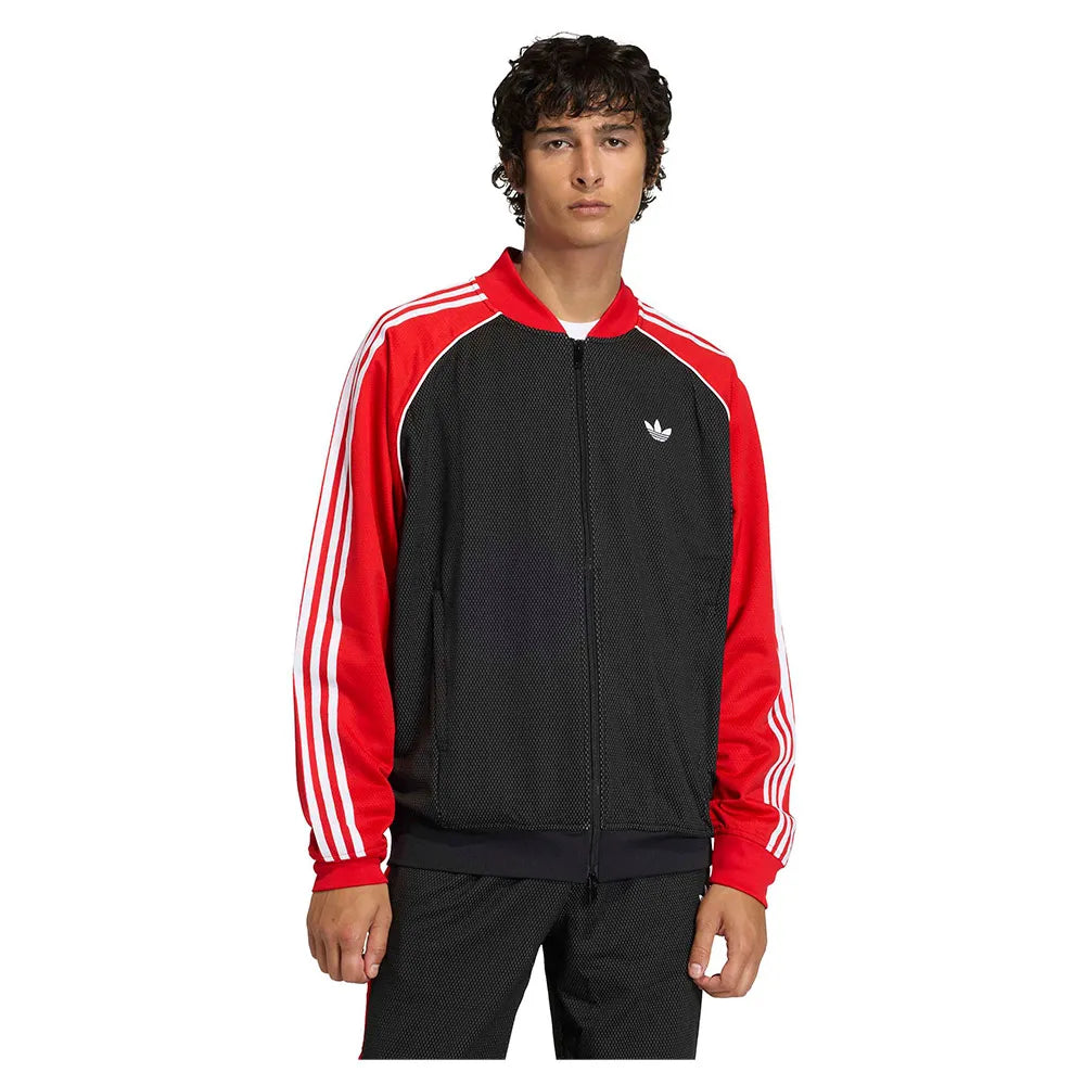 adidas Originals SST Loose Mesh full zip sweatshirt
