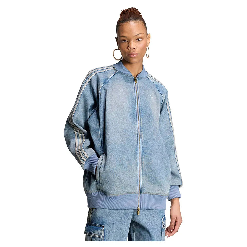 adidas Originals SST Oversized Track denim jacket