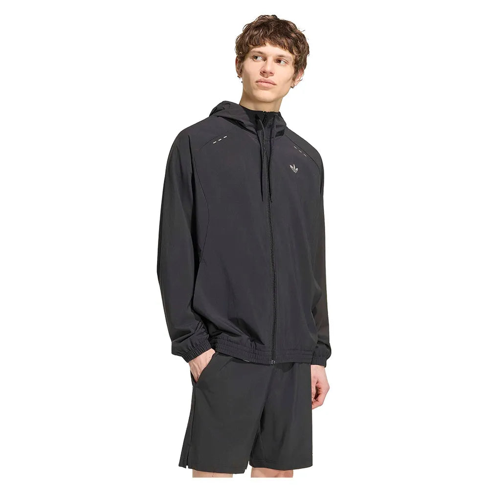 adidas Originals Tech Trefoil Essentials Track full zip sweatshirt