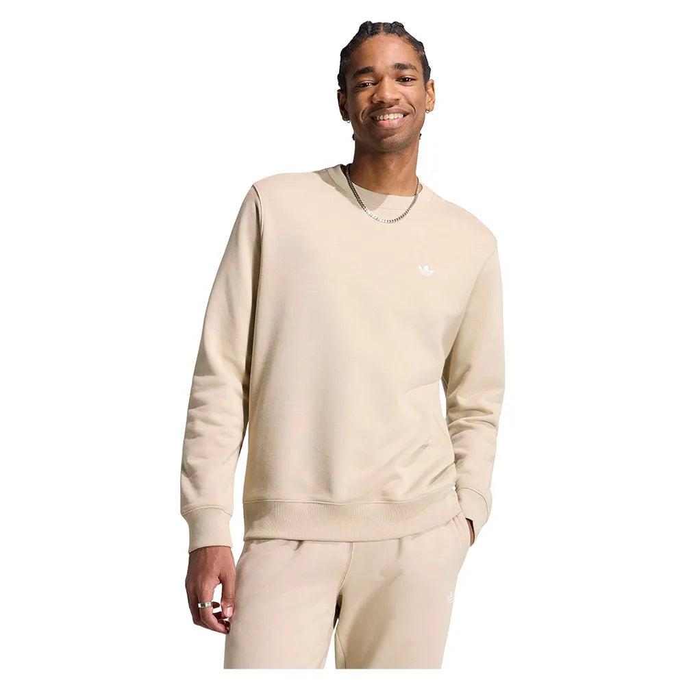 adidas Originals Trefoil Essentials Crew French Terry sweatshirt