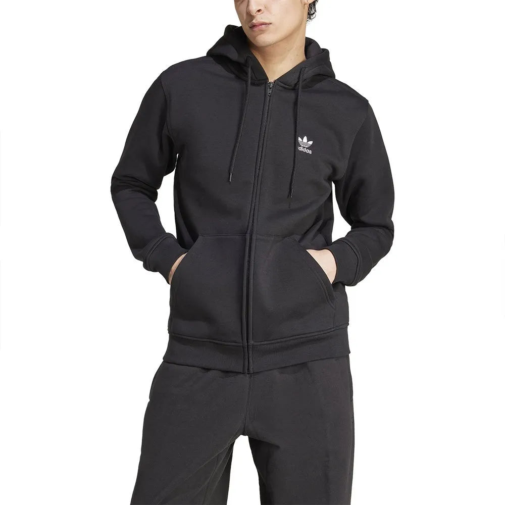 adidas Originals Trefoil Essentials full zip sweatshirt
