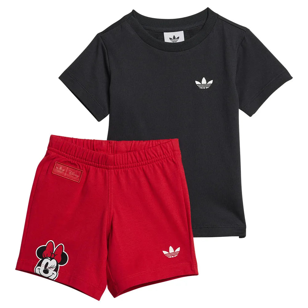 adidas Originals X Disney Minnie Mouse Shorts & Tee set